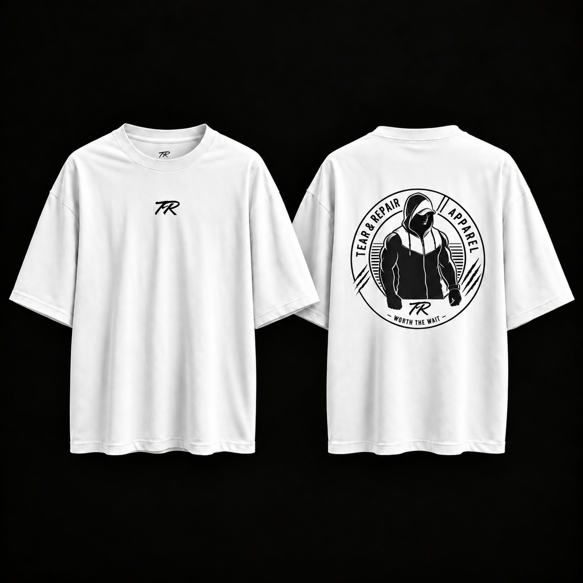 Silhouette Oversized T-Shirt - White