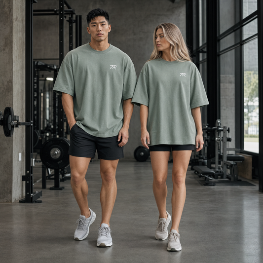 Signature Oversized T-Shirt - Sage Green