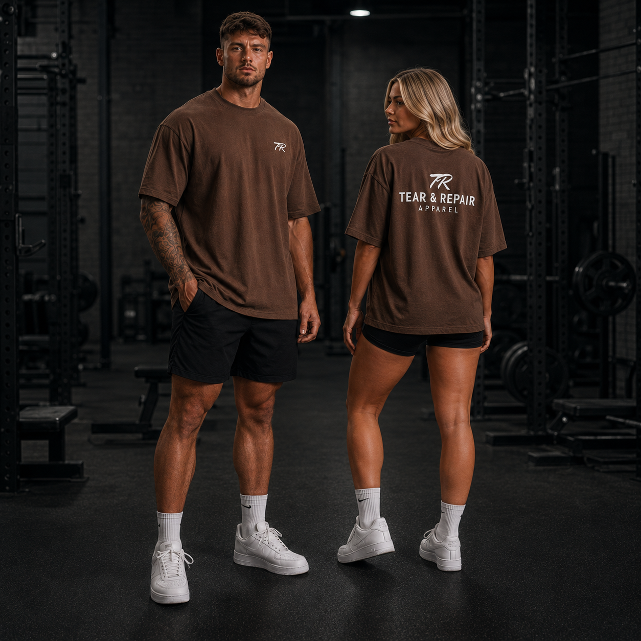 Signature Oversized T-Shirt - Chocolate Brown