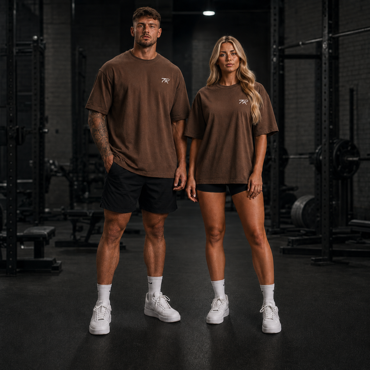 Signature Oversized T-Shirt - Chocolate Brown