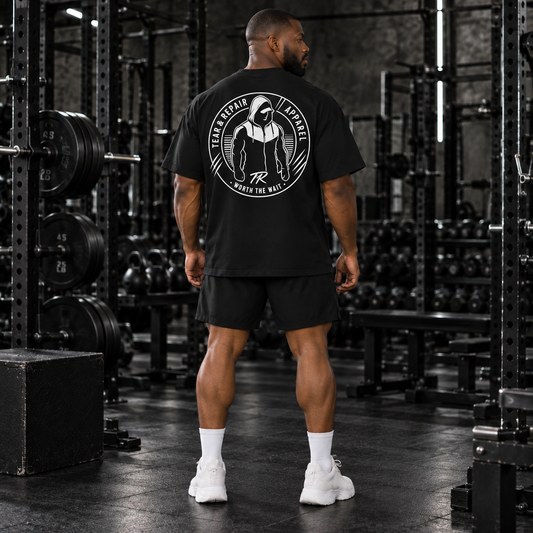 Silhouette Oversized T-Shirt - Black