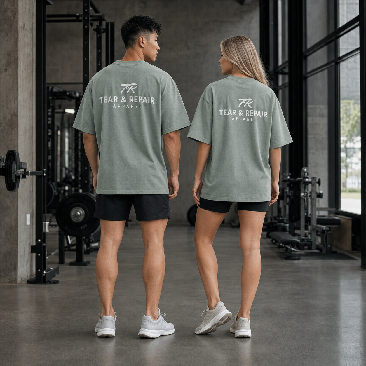 Signature Oversized T-Shirt - Sage Green
