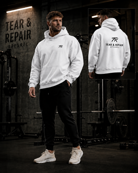 White Superior Hoodie