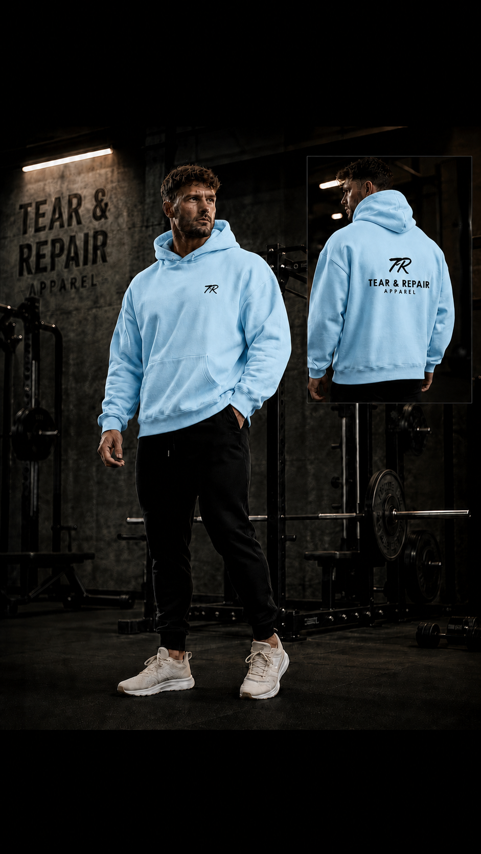 Baby Blue Superior Hoodie