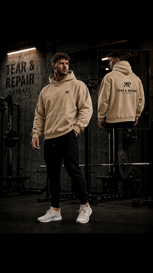 Beige Superior Hoodie