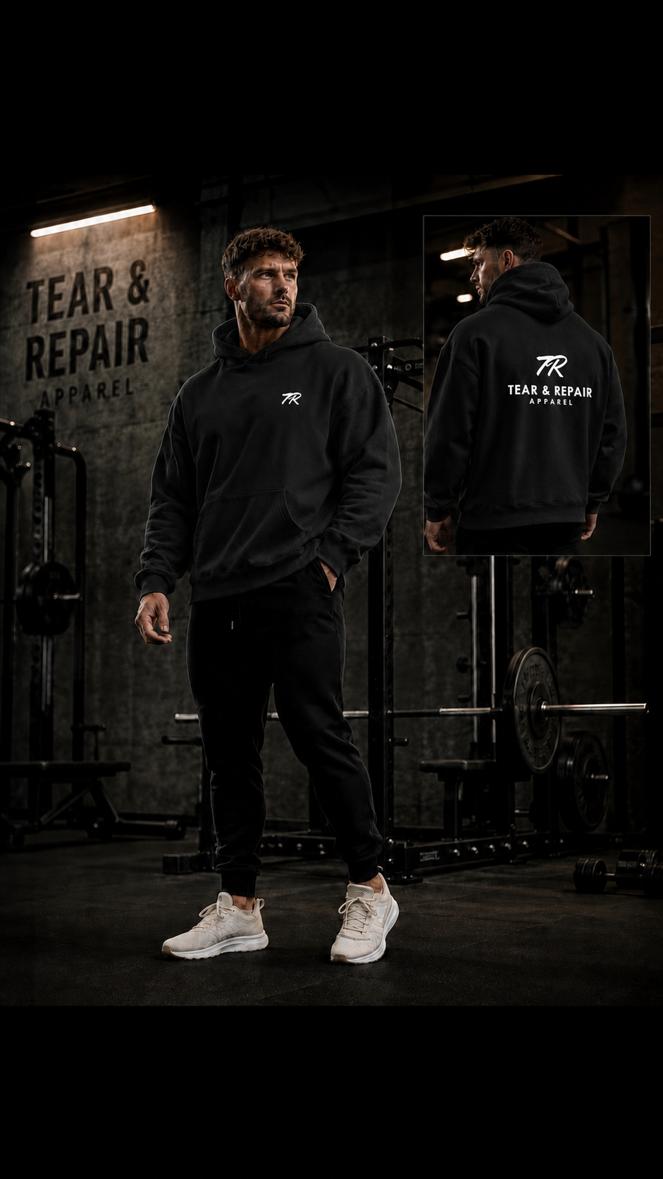 Black Superior Hoodie